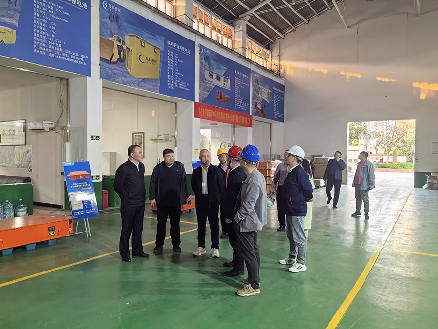 新疆有色郭总一行莅临香大伊煮一本线象大衣参观指导